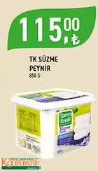 TARIM KREDİ BİRLİK SÜZME PEYNİR 850 G TARIM KREDİ BİRLİK SÜZME PEYNİR 850 G